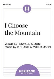 I Choose the Mountain SATB choral sheet music cover Thumbnail